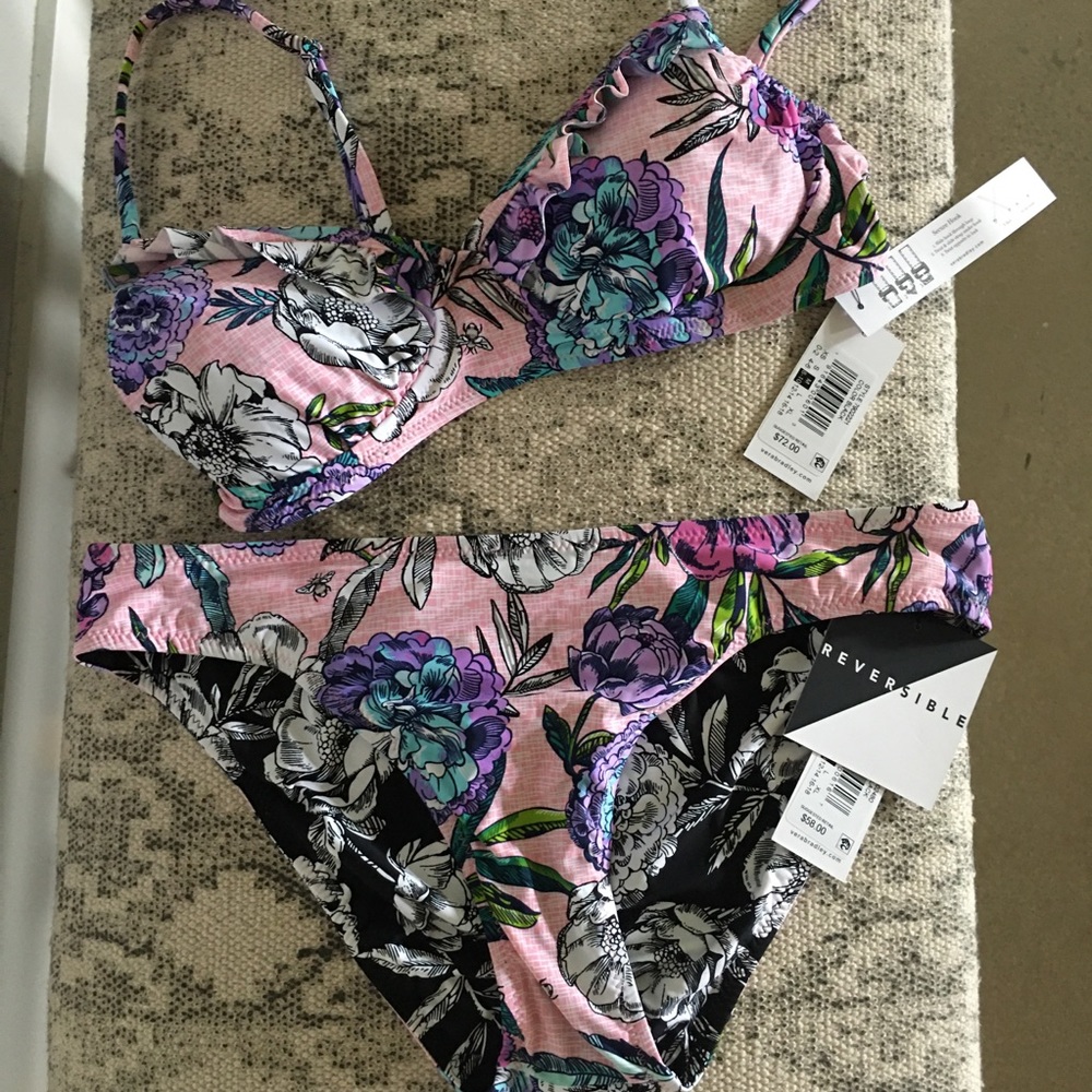 Vera Bradley Pink Floral Bikini Set - Picture 3 of 8